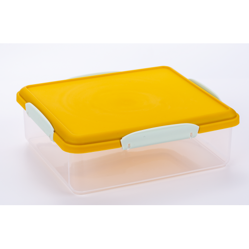 Caja de plástico de plástico para almuerzo de recipiente de pan